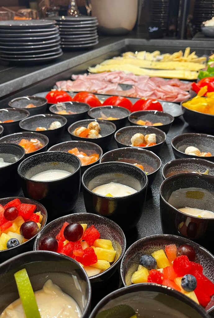 Frühstücksbuffet im Hotel in Wagrain