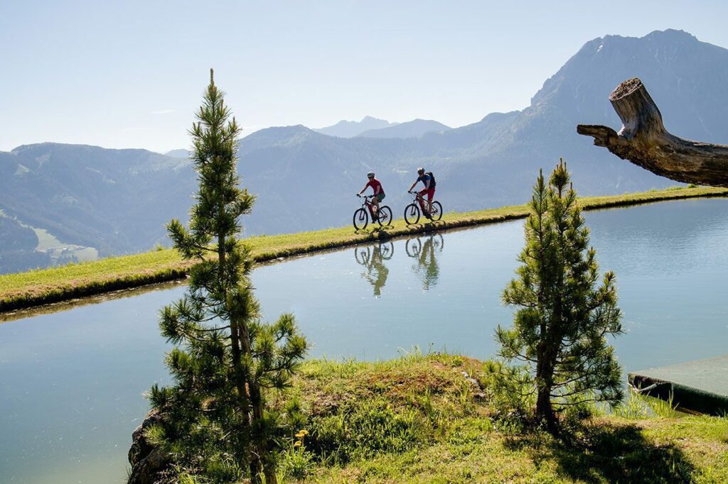 Mountainbiken in Wagrain, Salzburg