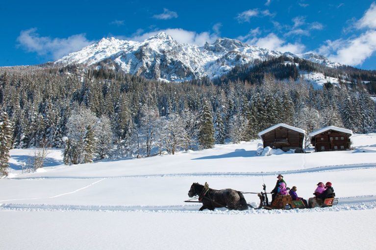 Pferdeschlittenfahrten - Winterurlaub in Wagrain-Kleinarl