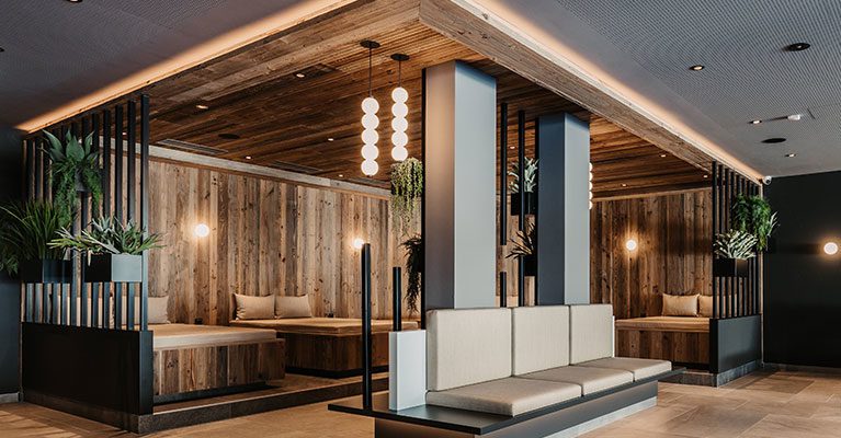 Wellness-Bereich im Hotel in Wagrain Wellness-Bereich im Hotel in Wagrain